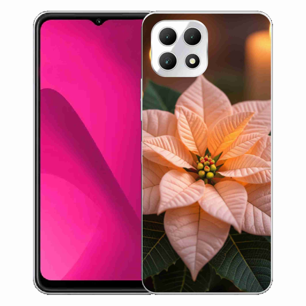Gelový kryt mmCase na T phone 2 - vánoční hvězda