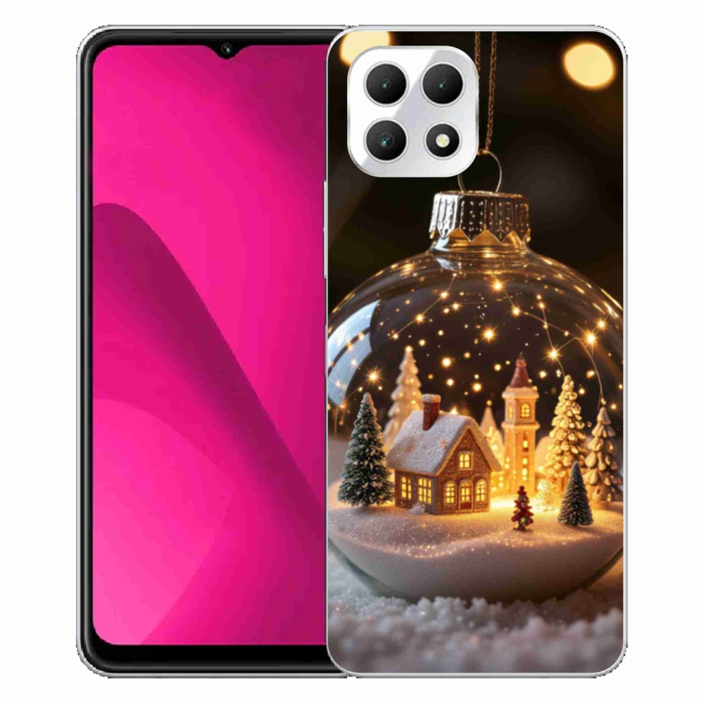 Gelový kryt mmCase na T phone 2 - vánoční koule 3