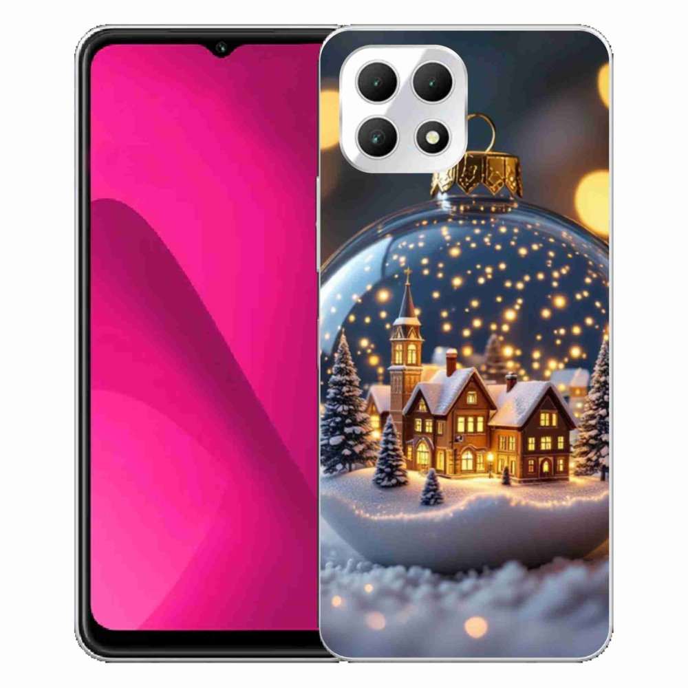 Gelový kryt mmCase na T phone 2 - vánoční koule 4