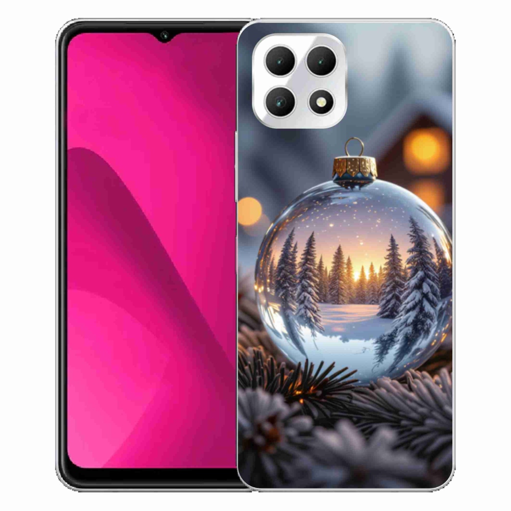 Gelový kryt mmCase na T phone 2 - vánoční ozdoba