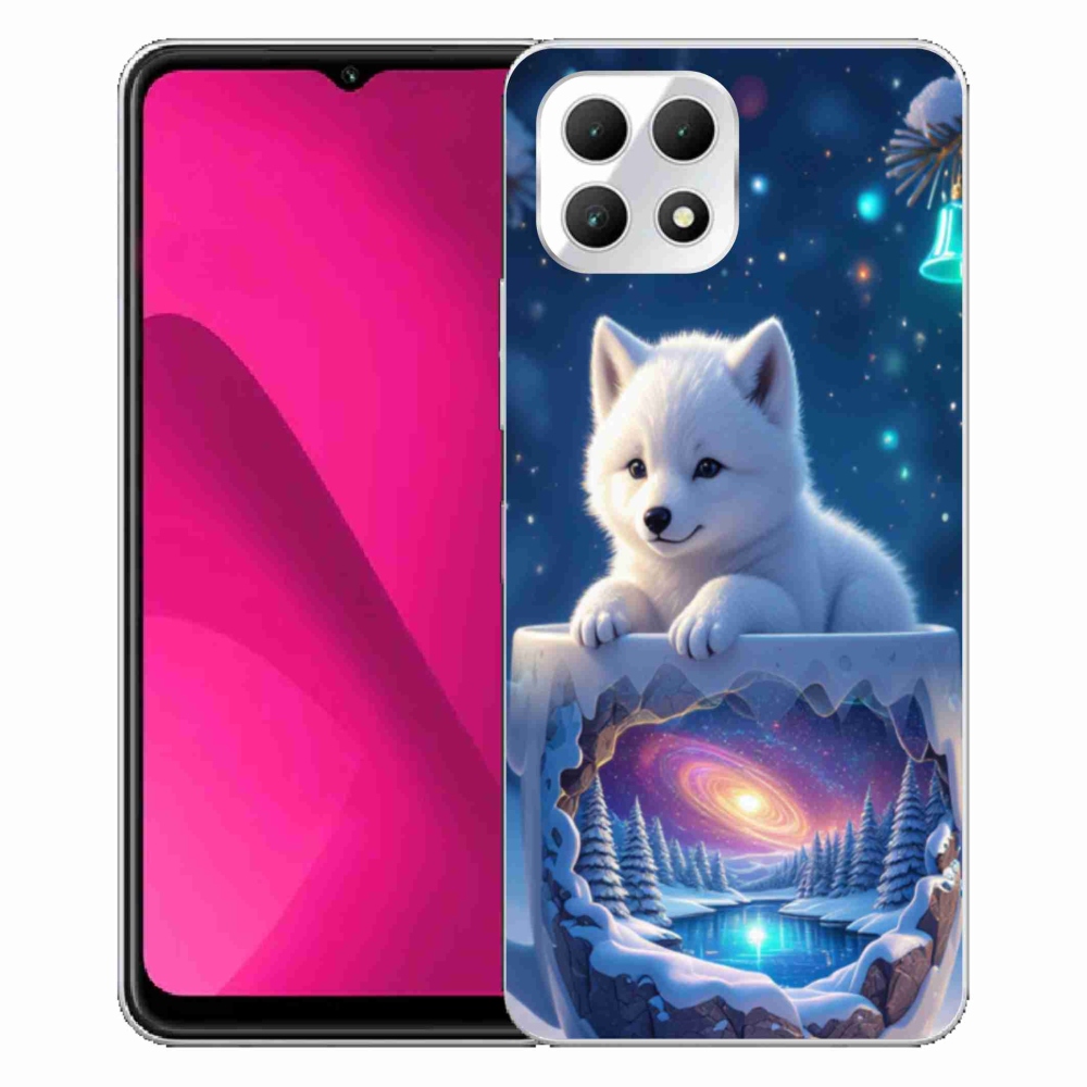 Gelový kryt mmCase na T phone 2 - vánoční štěně