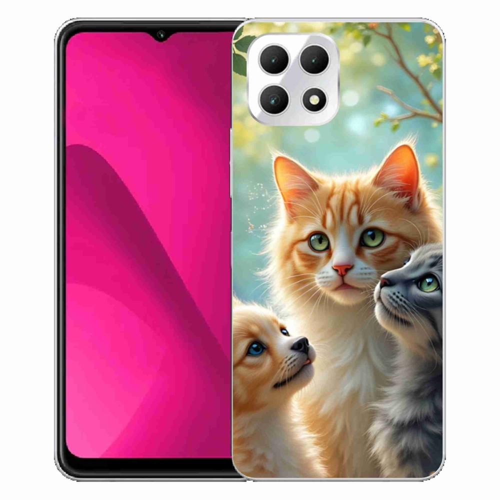 Gelový kryt mmCase na T phone 2 - zvířecí přátelství 2