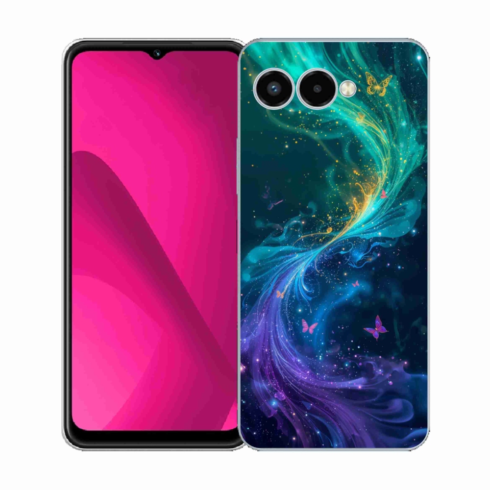 Gelový kryt mmCase na T phone 3 - abstraktní motiv 31