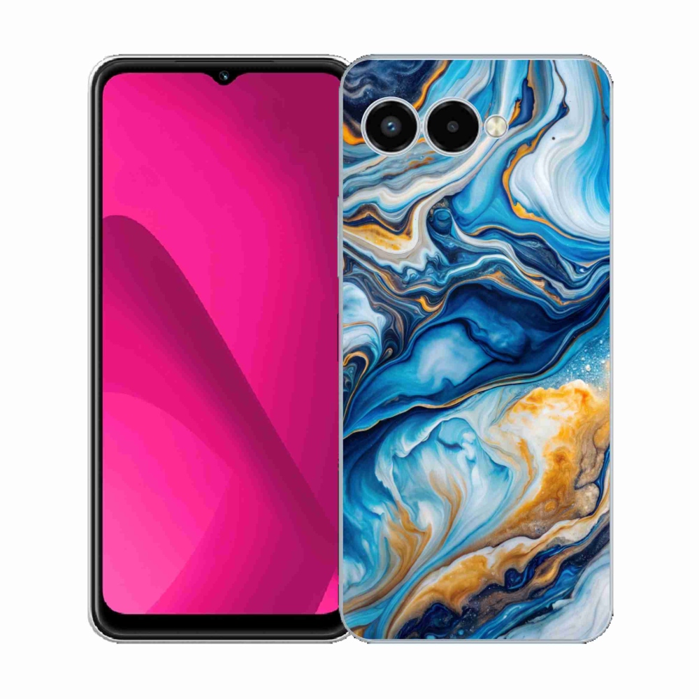 Gelový kryt mmCase na T phone 3 - abstraktní motiv 34