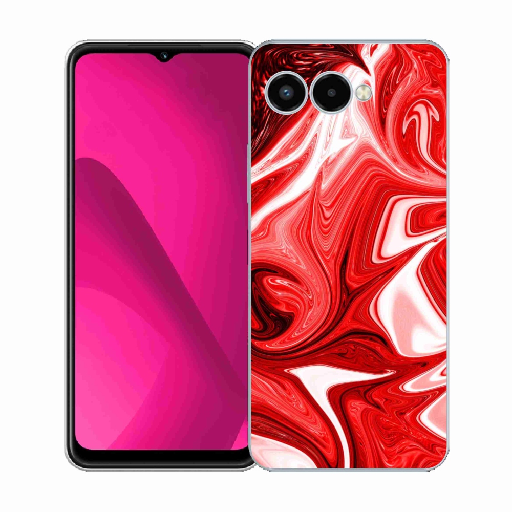 Gelový kryt mmCase na T phone 3 - abstraktní motiv 43