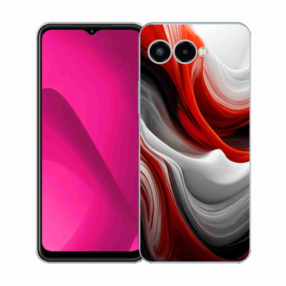 Gelový kryt mmCase na T phone 3 - abstraktní motiv 47