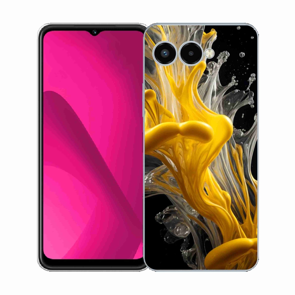 Gelový kryt mmCase na T phone 3 - abstraktní motiv 48