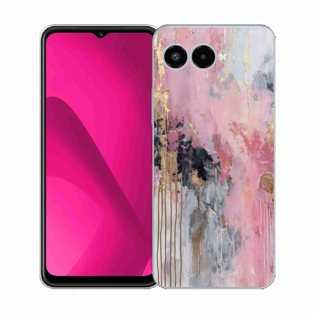 Gelový kryt mmCase na T phone 3 - abstraktní motiv 49