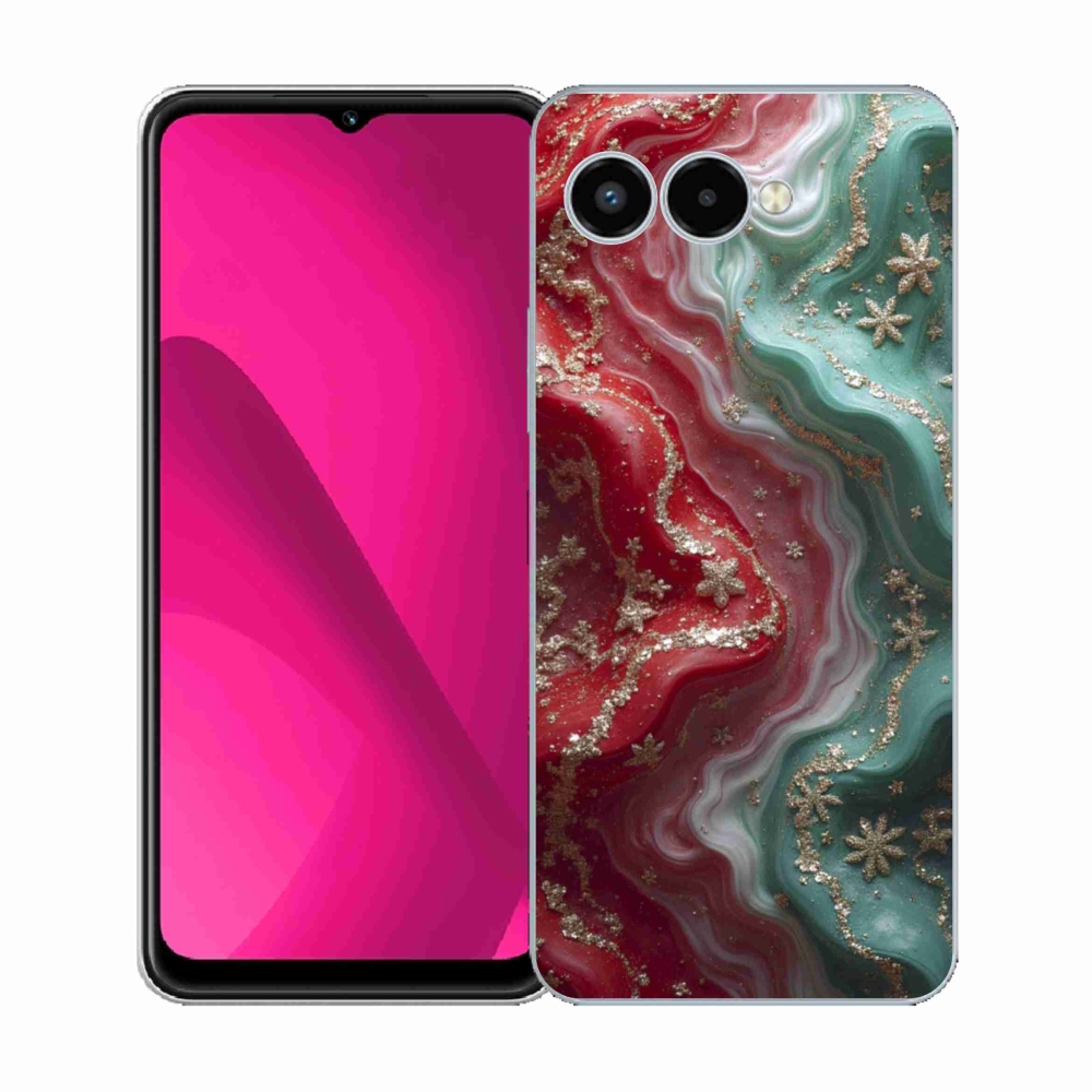 Gelový kryt mmCase na T phone 3 - abstraktní motiv 54