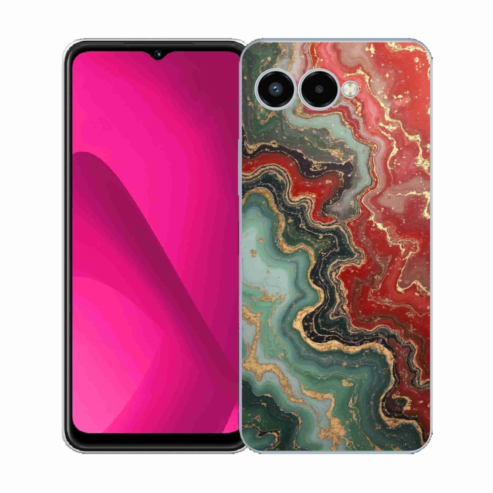 Gelový kryt mmCase na T phone 3 - abstraktní motiv 55