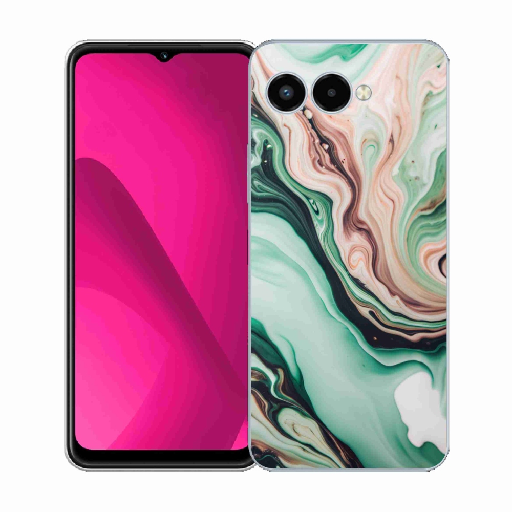 Gelový kryt mmCase na T phone 3 - abstraktní motiv 62