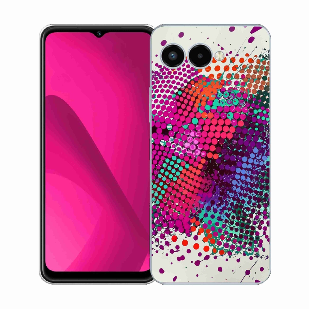 Gelový kryt mmCase na T phone 3 - abstraktní motiv 65