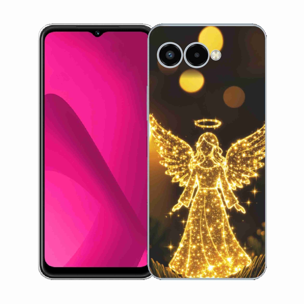 Gelový kryt mmCase na T phone 3 - anděl