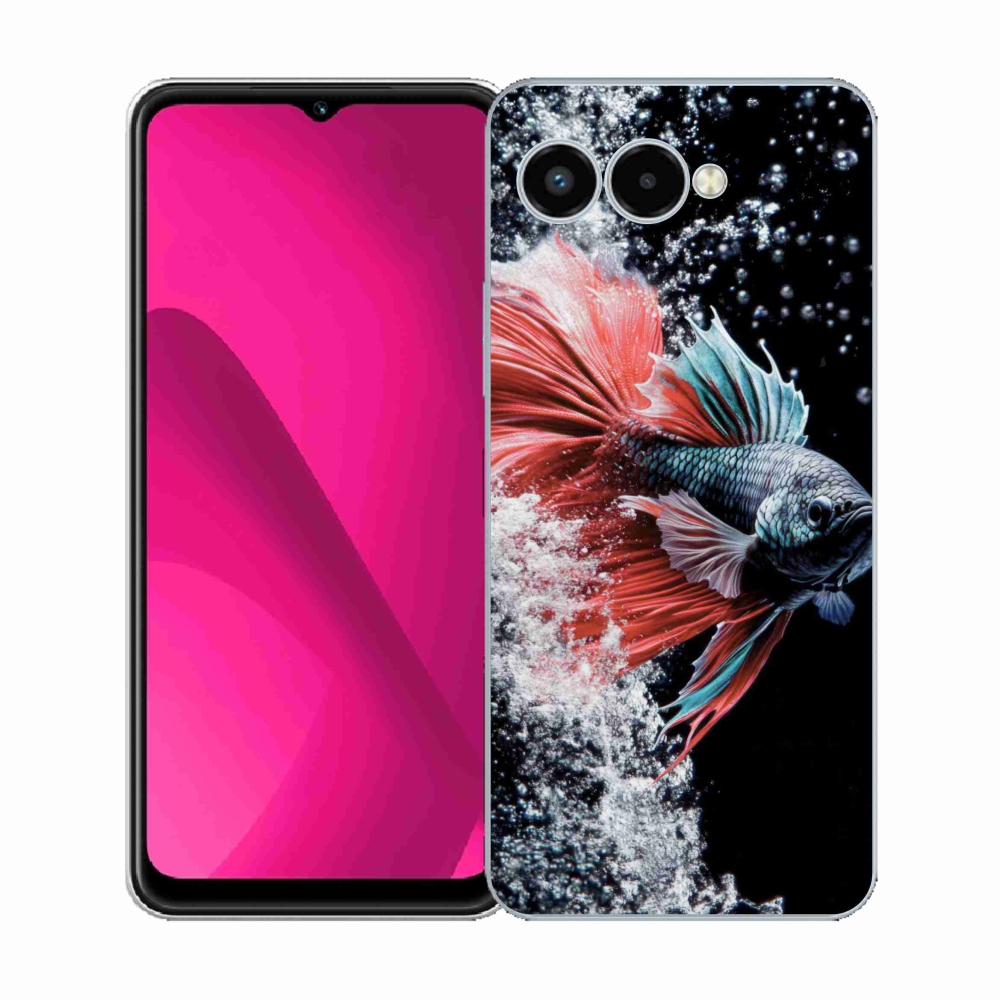 Gelový kryt mmCase na T phone 3 - bojovnice pestrá