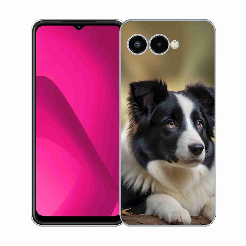 Gelový kryt mmCase na T phone 3 - border kolie 2