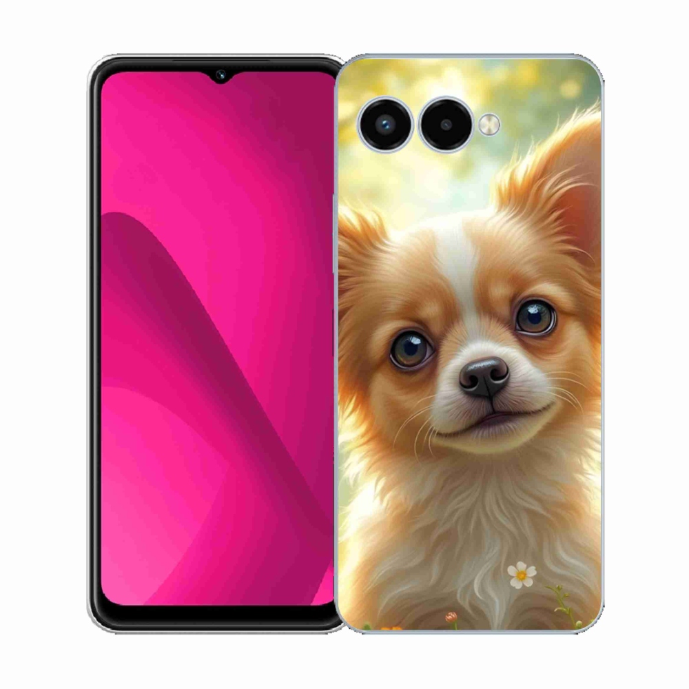 Gelový kryt mmCase na T phone 3 - čivava 5