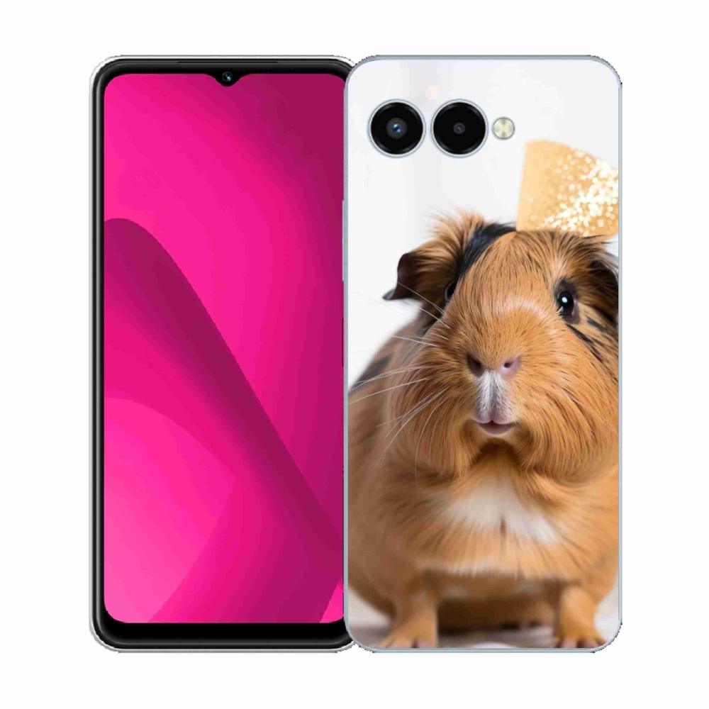 Gelový kryt mmCase na T phone 3 - hnědé morče