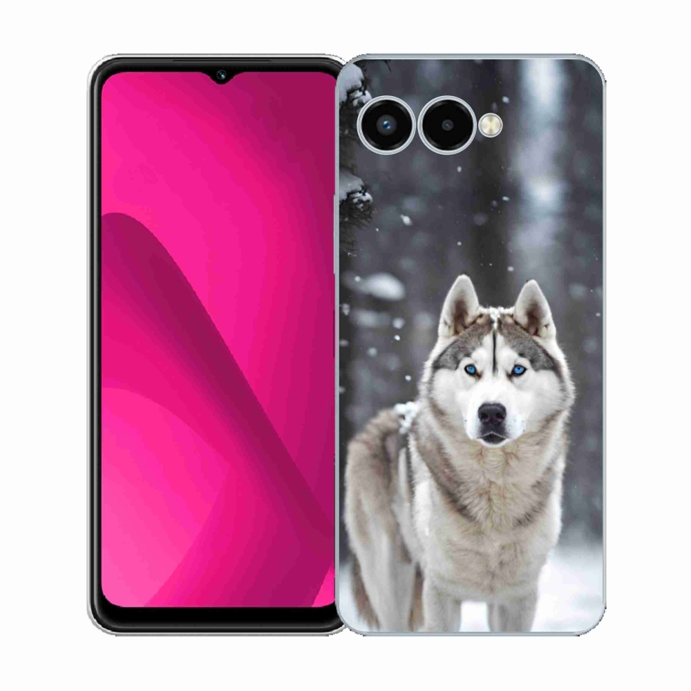 Gelový kryt mmCase na T phone 3 - husky 2