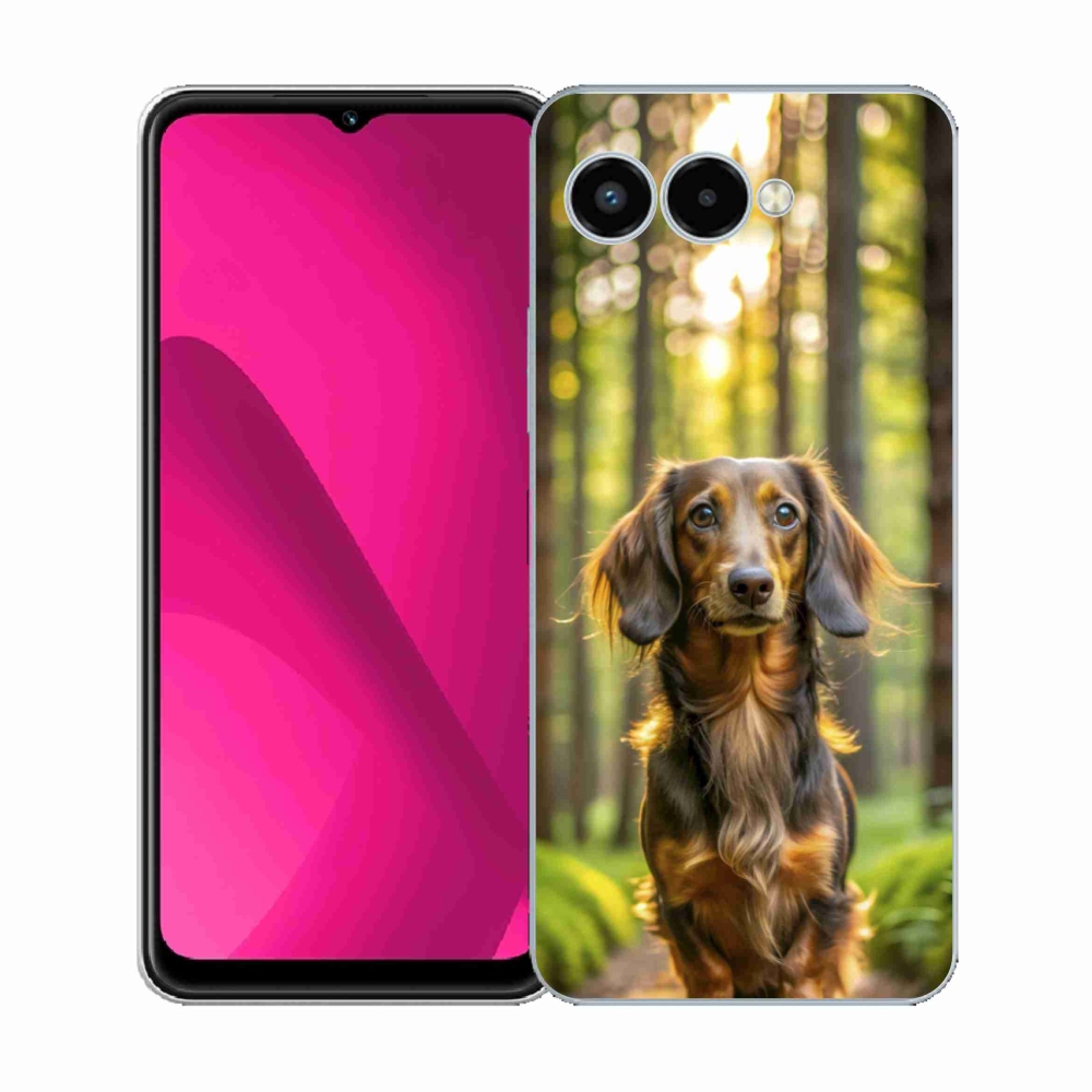 Gelový kryt mmCase na T phone 3 - jezevčík 4