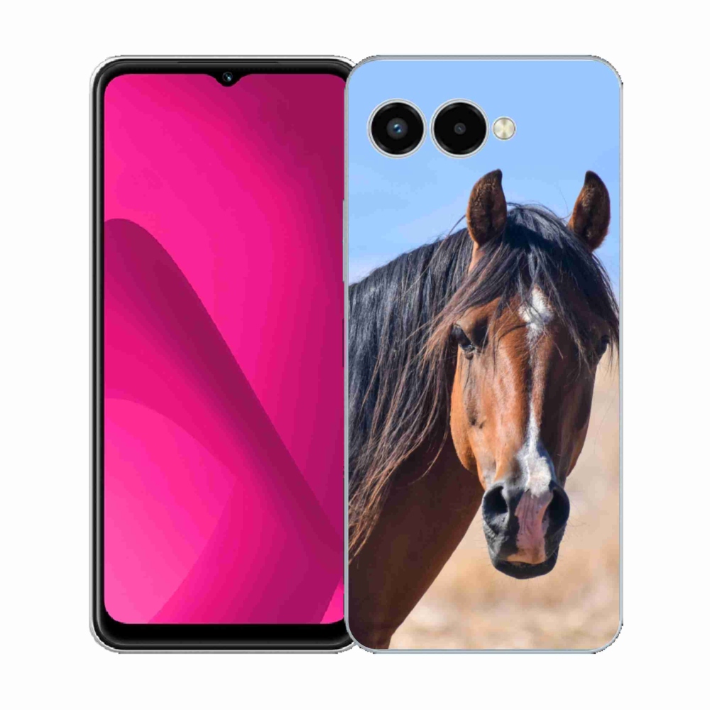 Gelový kryt mmCase na T phone 3 - klidný kůň