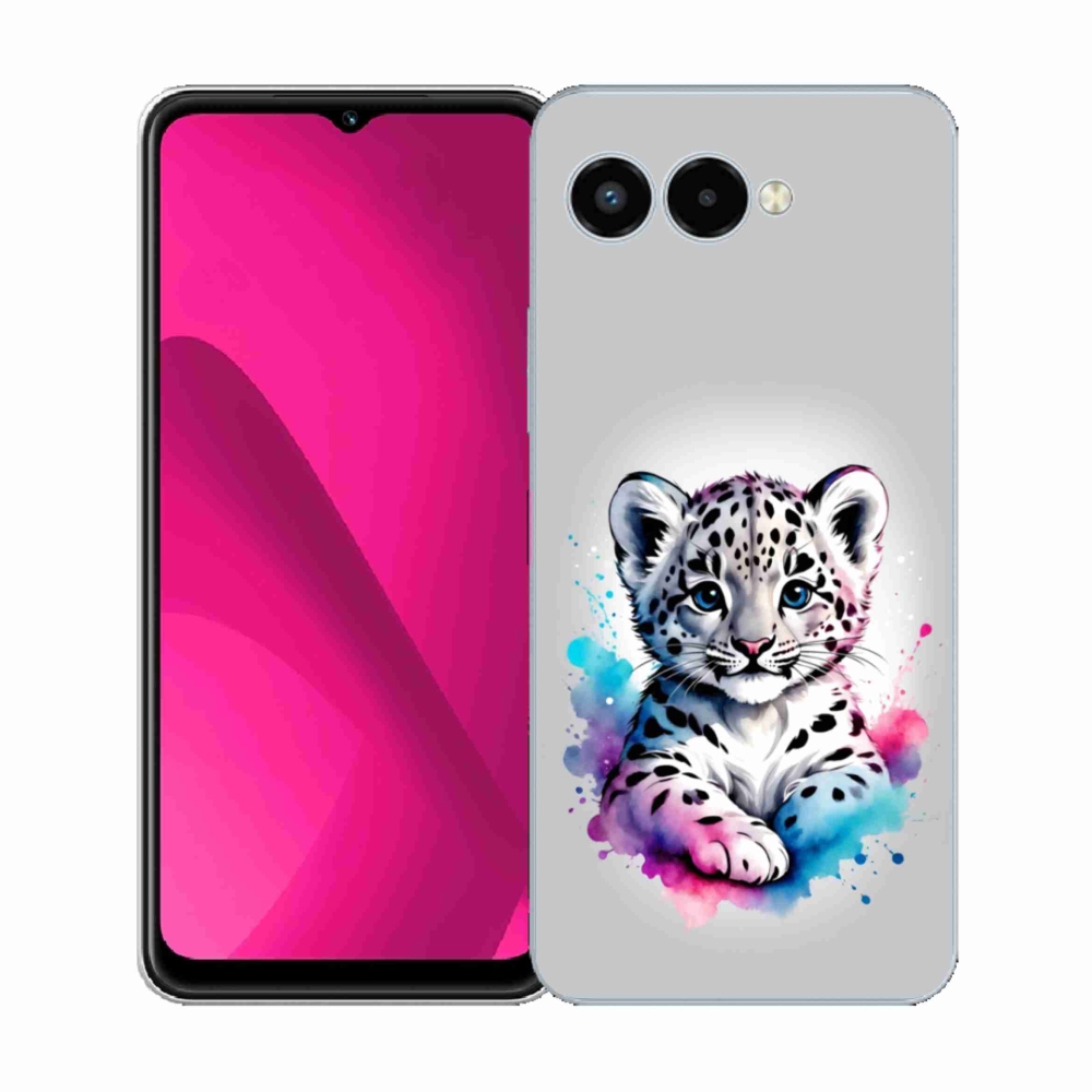 Gelový kryt mmCase na T phone 3 - levhartí mládě