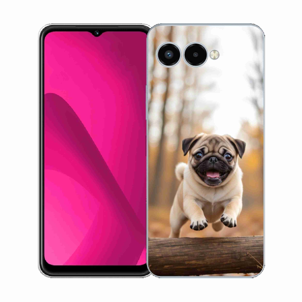 Gelový kryt mmCase na T phone 3 - mops 2