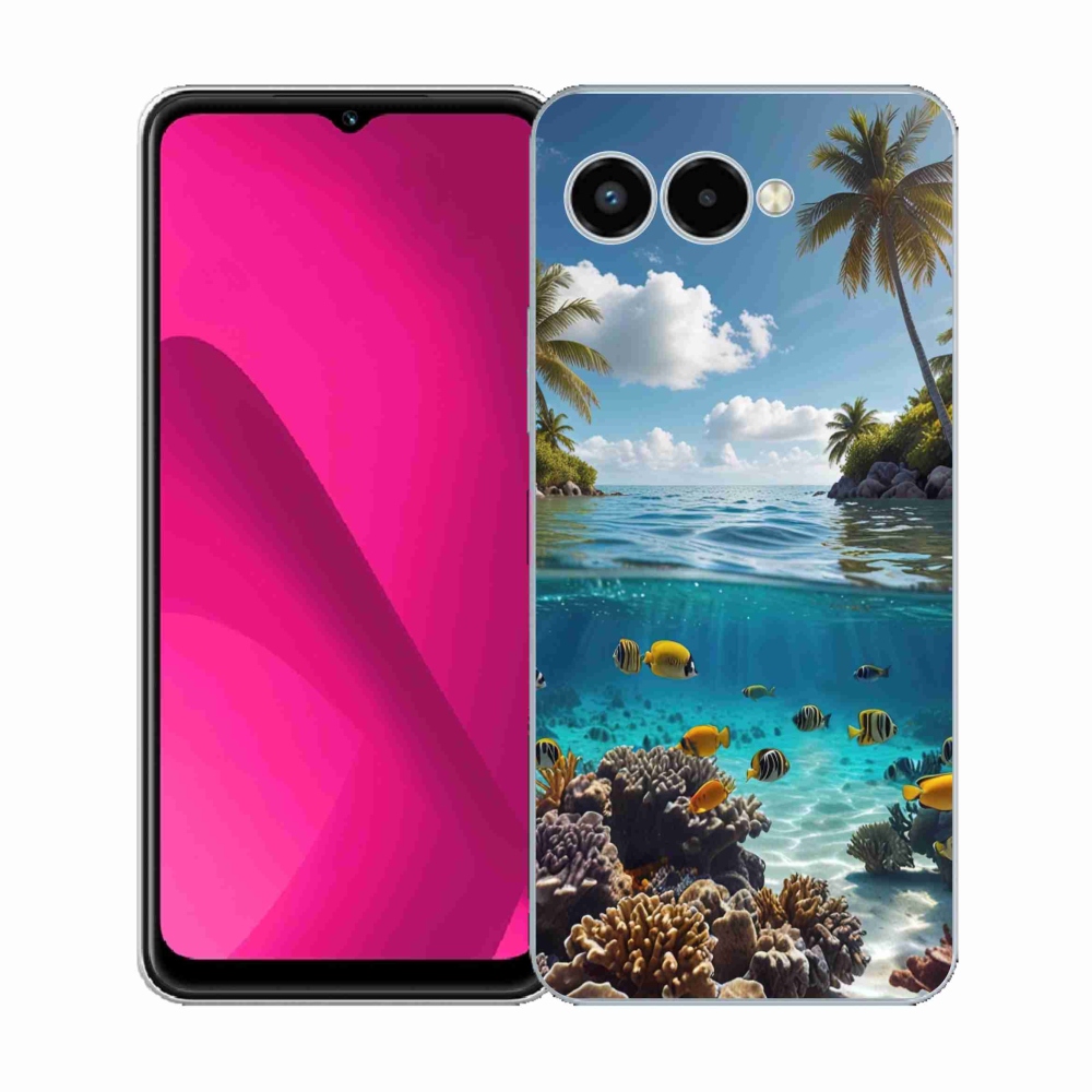 Gelový kryt mmCase na T phone 3 - mořský svět 4