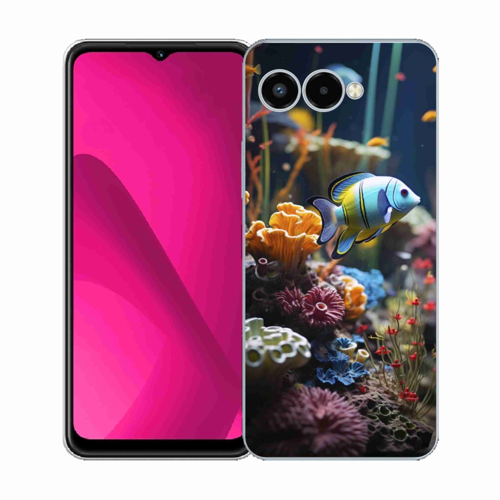 Gelový kryt mmCase na T phone 3 - mořský svět 5