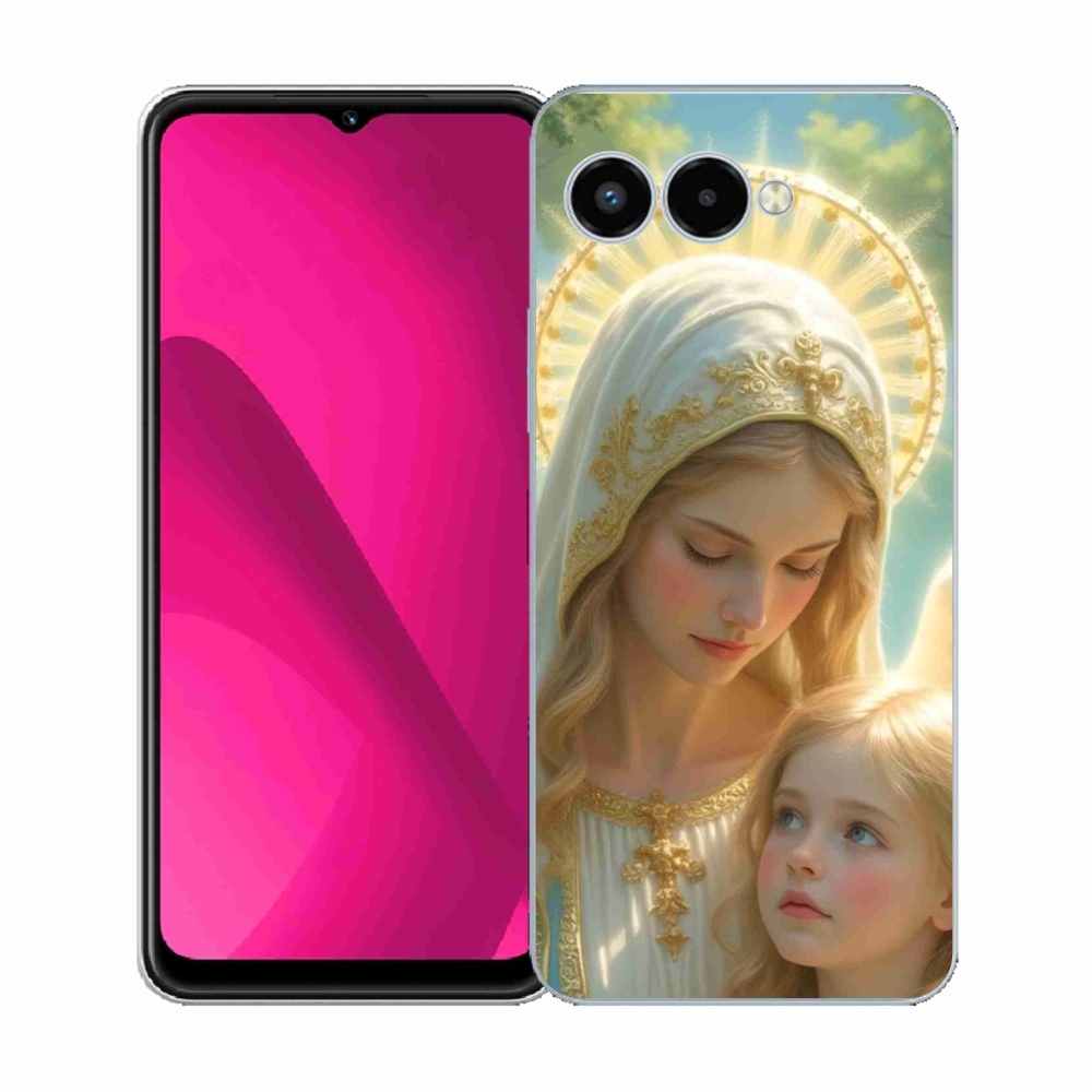 Gelový kryt mmCase na T phone 3 - náboženský motiv 2