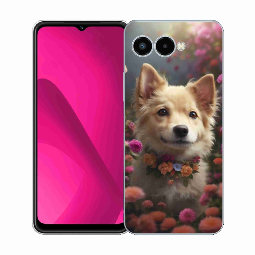 Gelový kryt mmCase na T phone 3 - německý špic