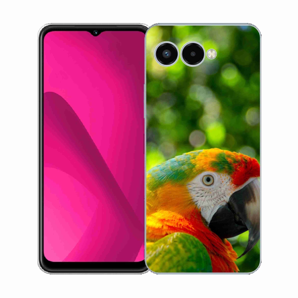 Gelový kryt mmCase na T phone 3 - papoušek ara 3