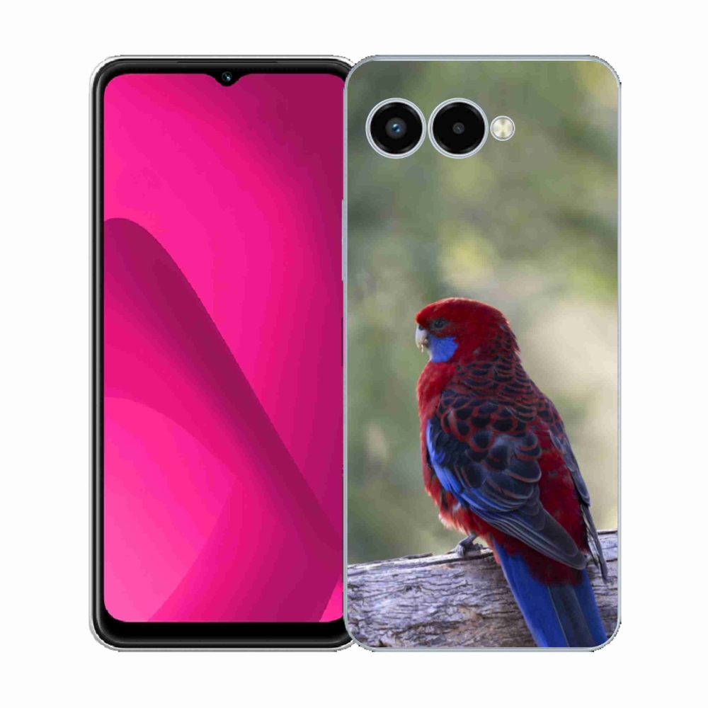 Gelový kryt mmCase na T phone 3 - papoušek rosela