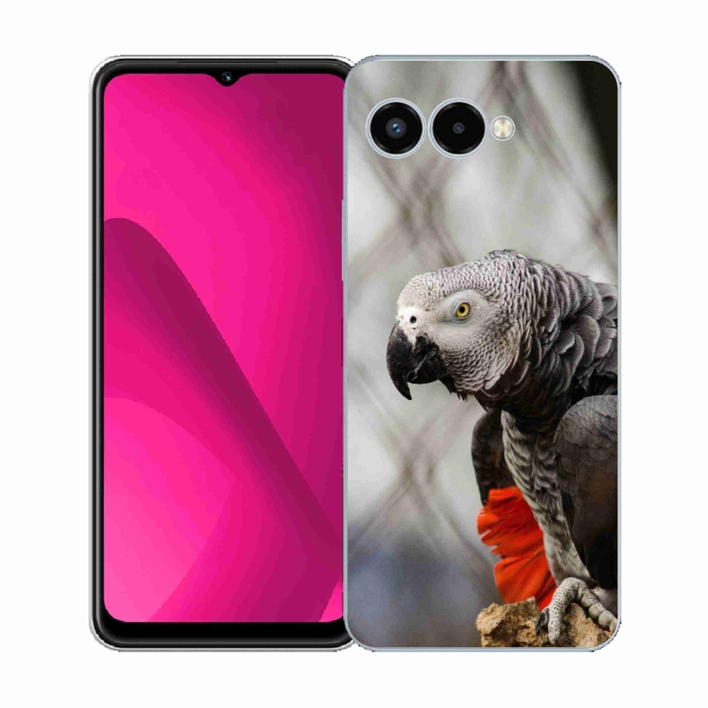 Gelový kryt mmCase na T phone 3 - papoušek žako 3