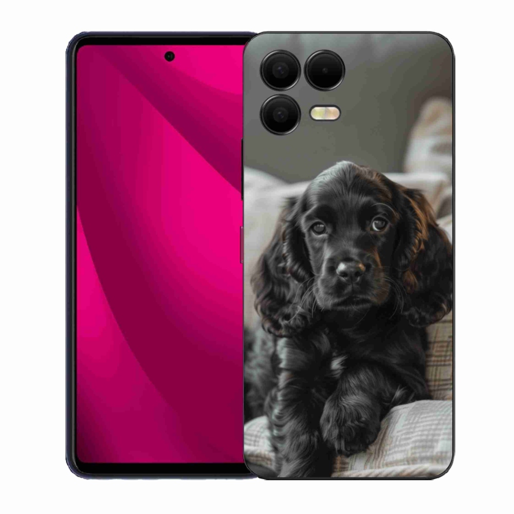 Gelový kryt mmCase na T phone 3 Pro - anglický kokršpaněl