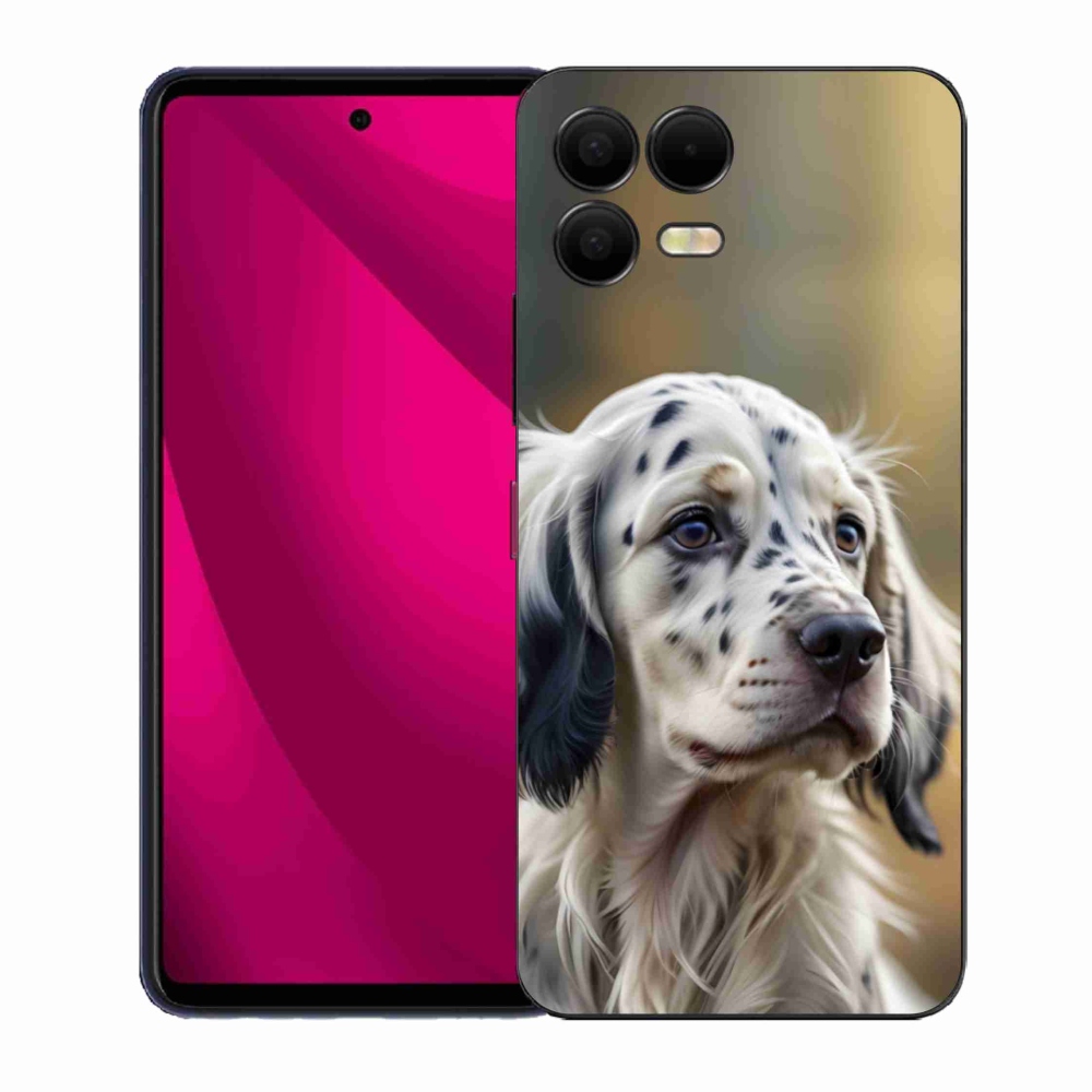 Gelový kryt mmCase na T phone 3 Pro - anglický setr