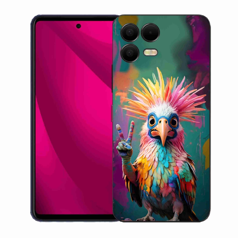 Gelový kryt mmCase na T phone 3 Pro - barevný rebel