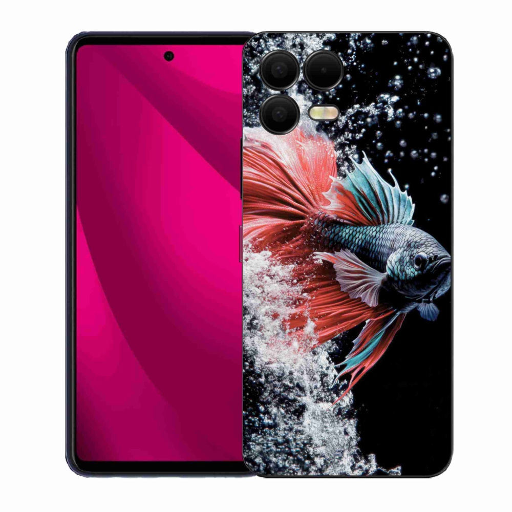 Gelový kryt mmCase na T phone 3 Pro - bojovnice pestrá