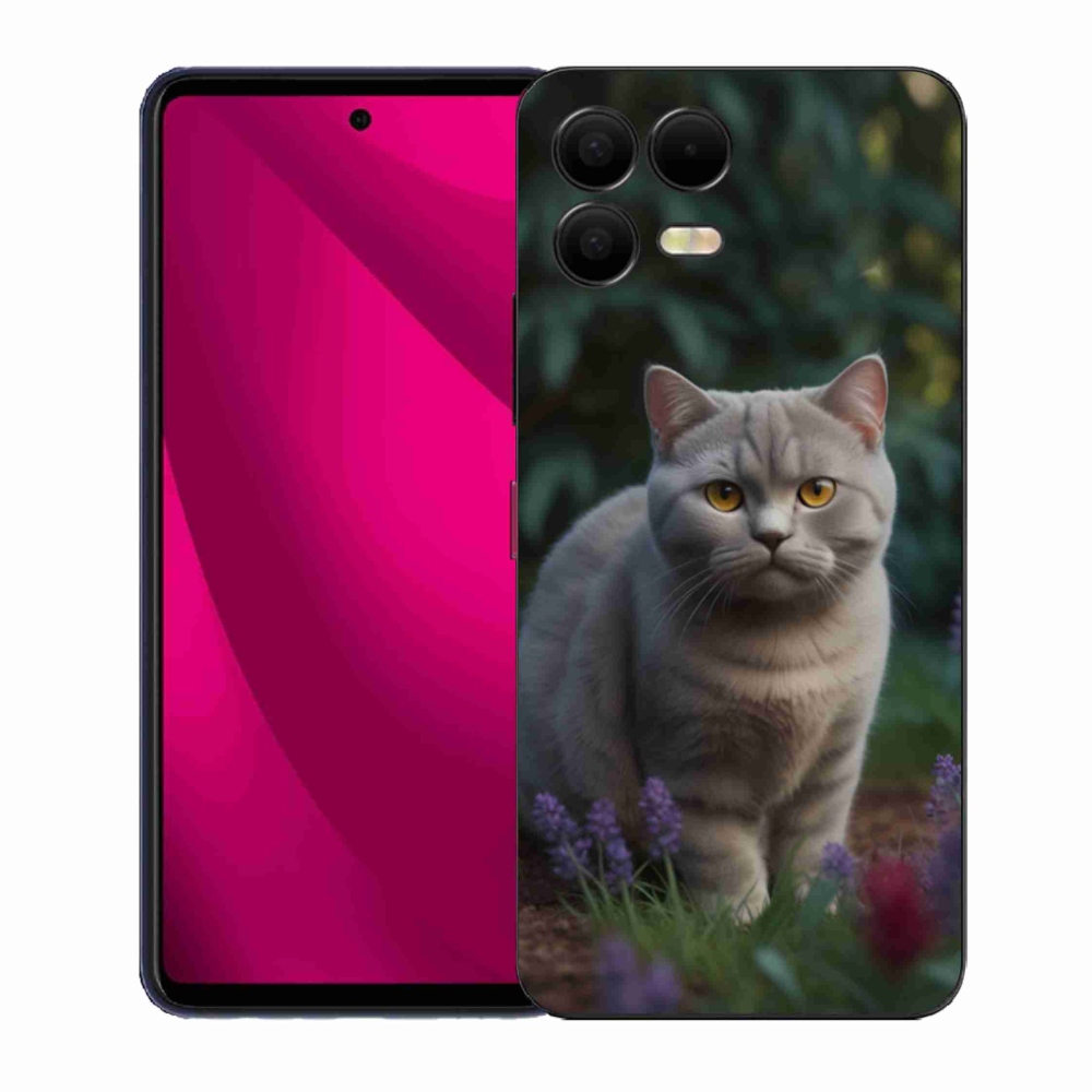 Gelový kryt mmCase na T phone 3 Pro - britská kočka