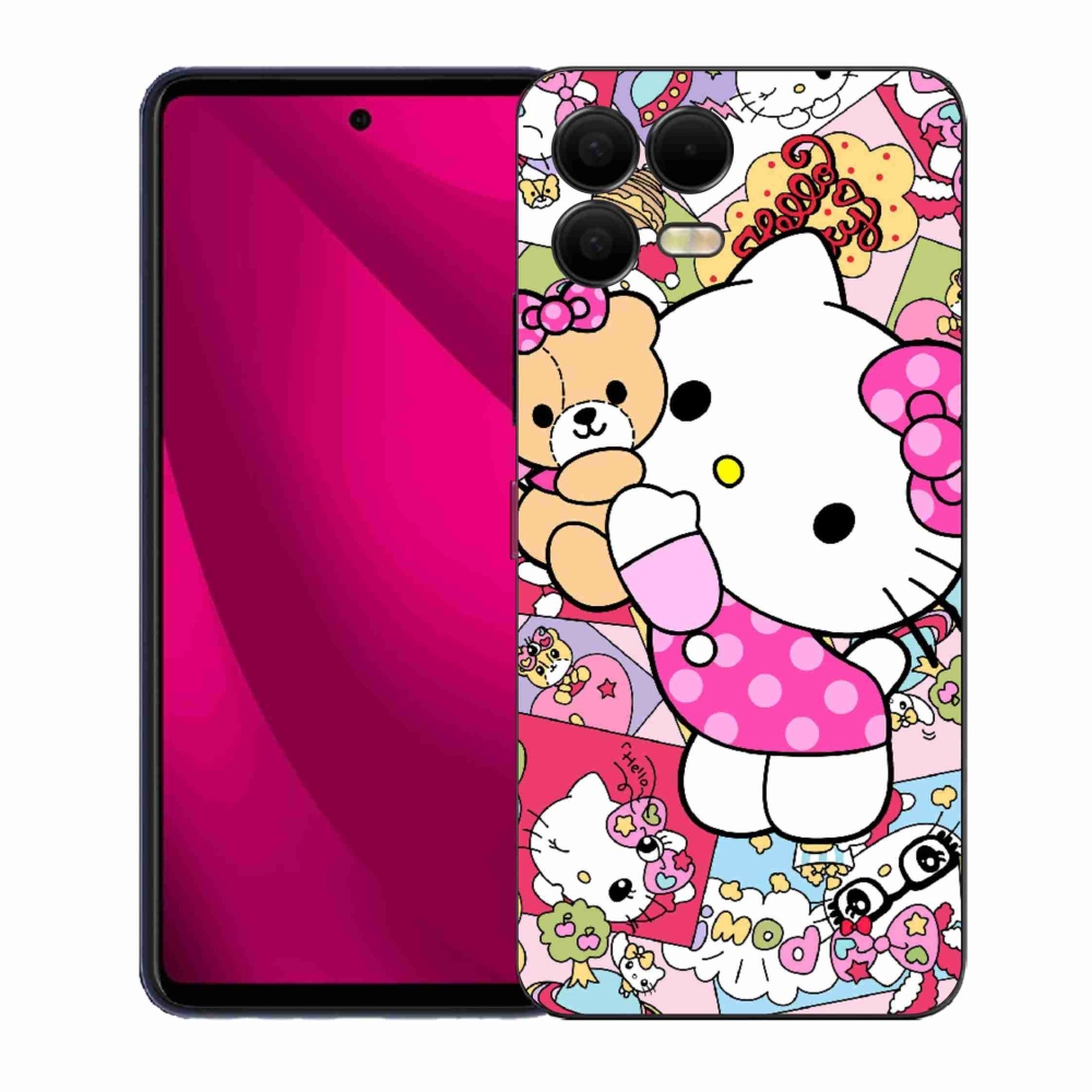 Gelový kryt mmCase na T phone 3 Pro - cute kitty