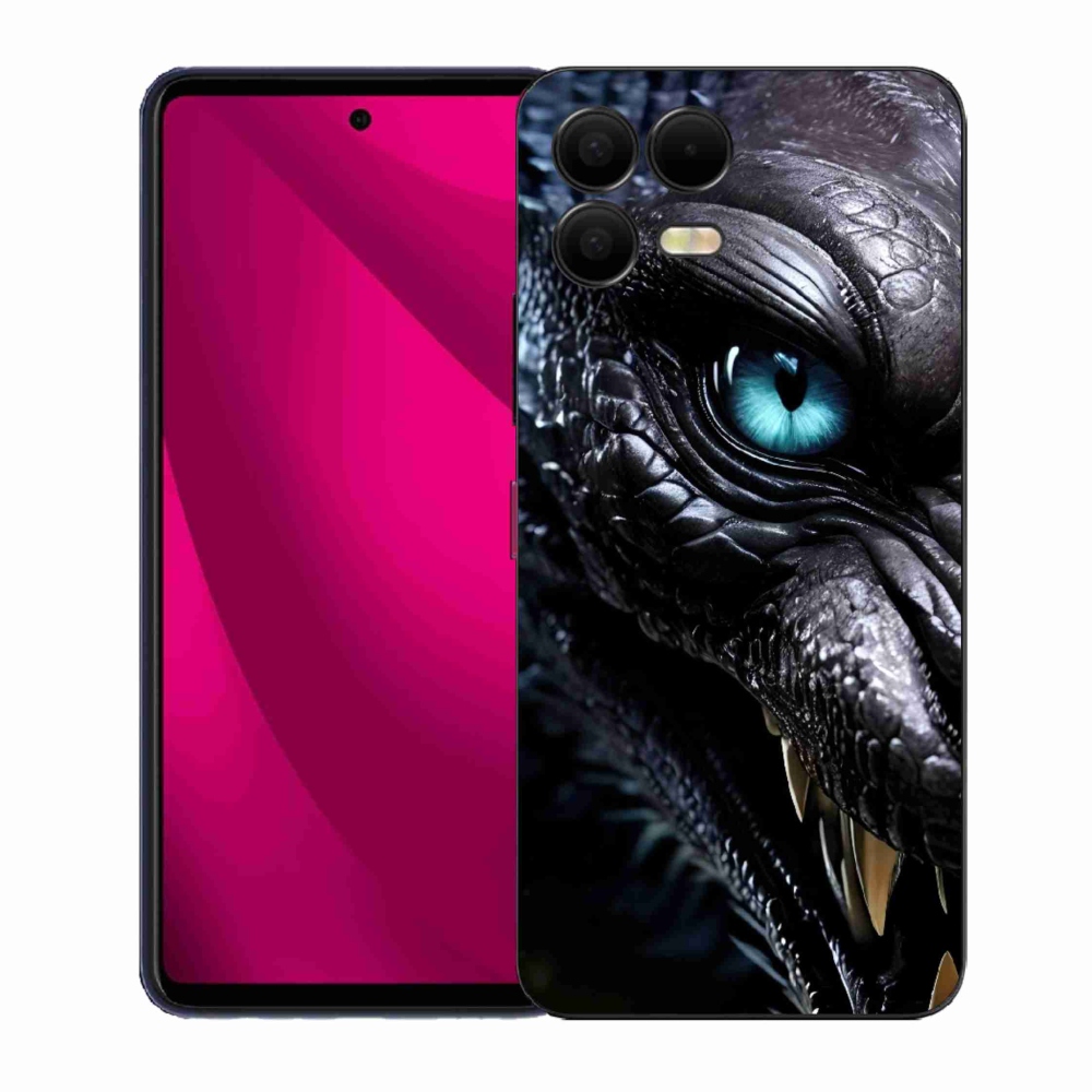 Gelový kryt mmCase na T phone 3 Pro - dračí pohled