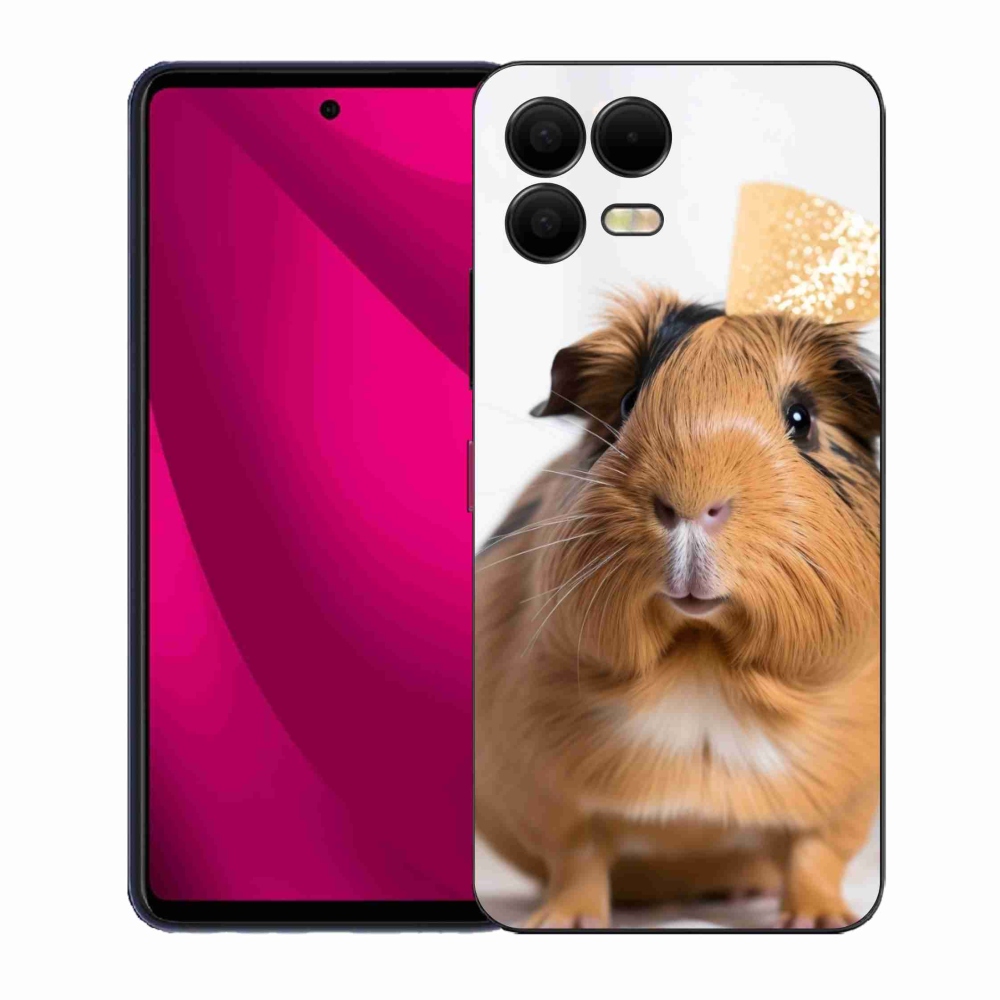 Gelový kryt mmCase na T phone 3 Pro - hnědé morče