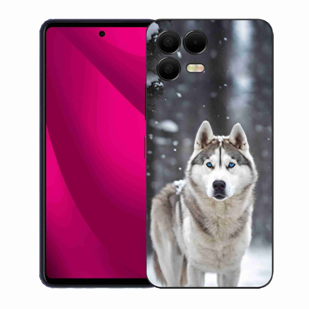 Gelový kryt mmCase na T phone 3 Pro - husky 2