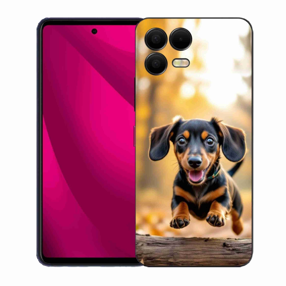 Gelový kryt mmCase na T phone 3 Pro - jezevčík 2