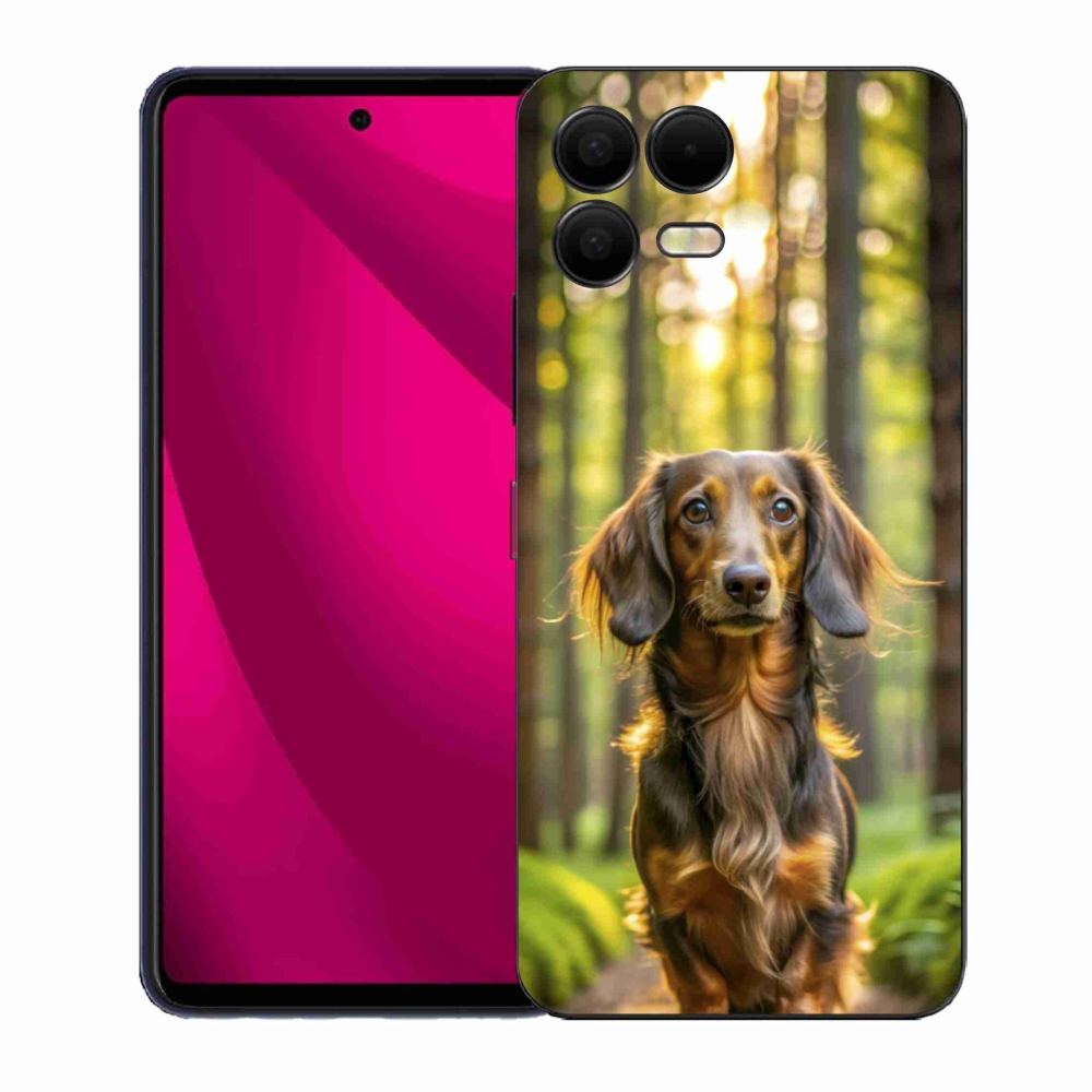 Gelový kryt mmCase na T phone 3 Pro - jezevčík 4
