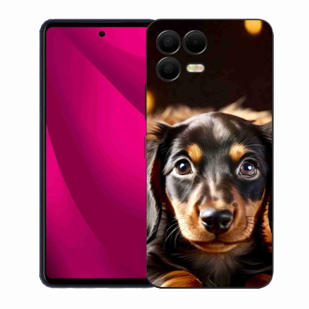 Gelový kryt mmCase na T phone 3 Pro - jezevčík