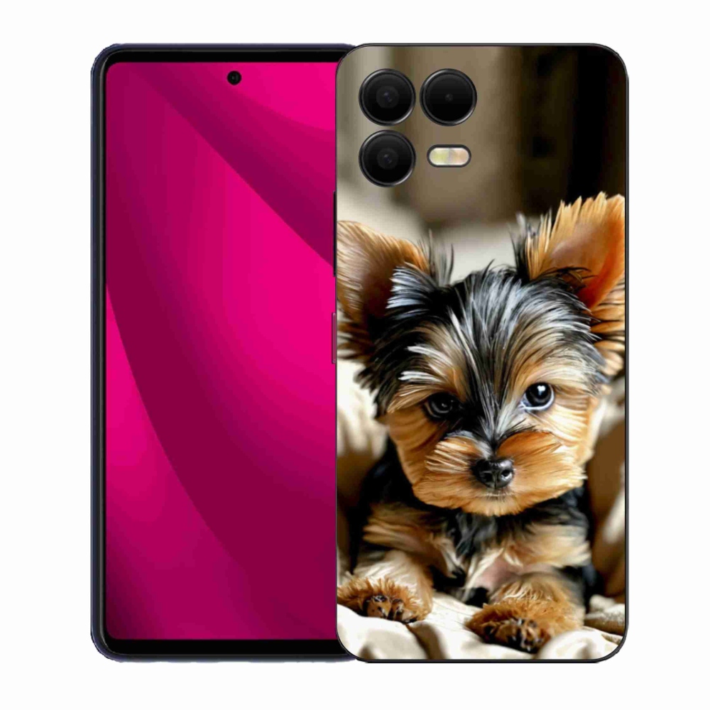 Gelový kryt mmCase na T phone 3 Pro - jorkšír 11