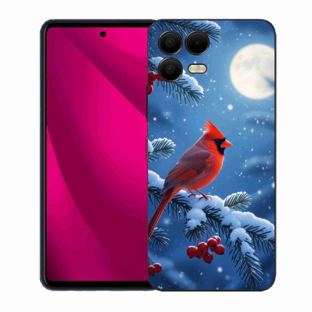 Gelový kryt mmCase na T phone 3 Pro - kardinál červený