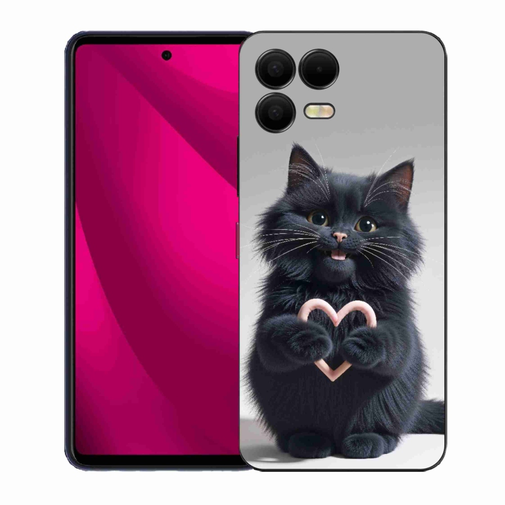 Gelový kryt mmCase na T phone 3 Pro - kočičí láska 3