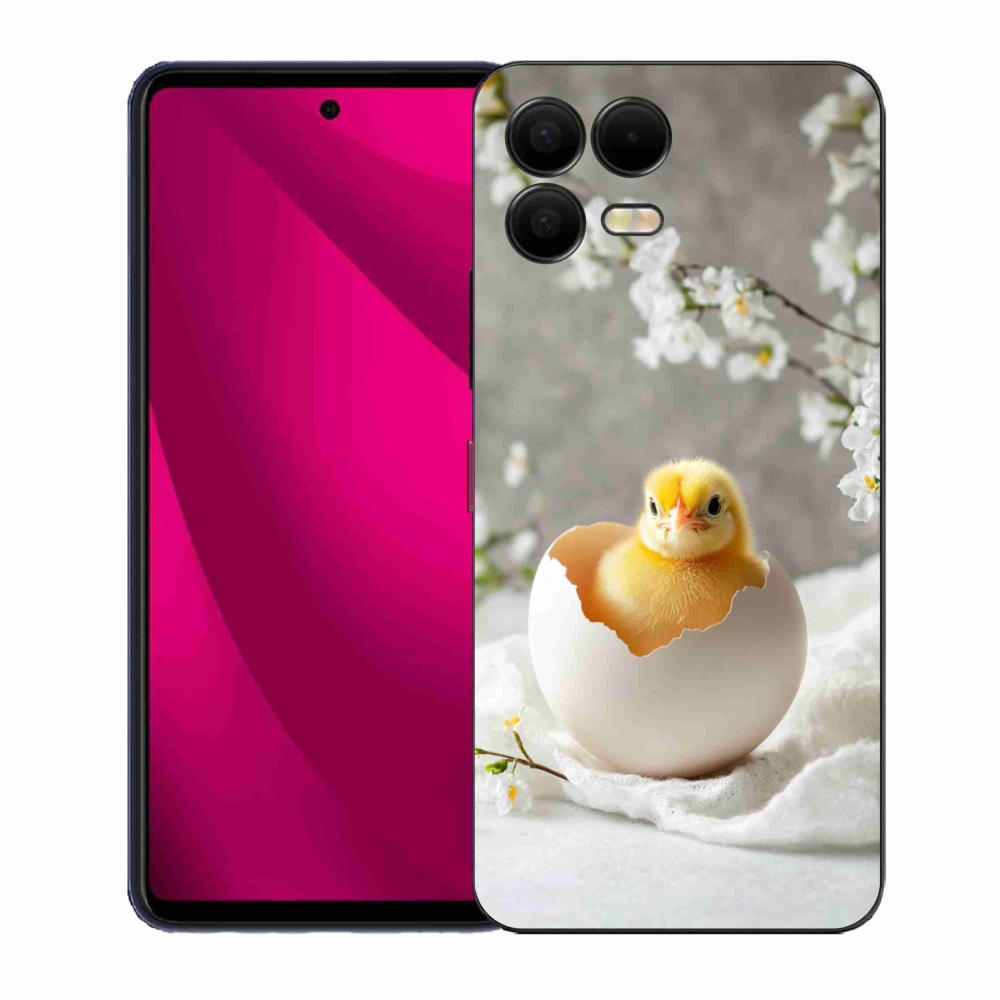 Gelový kryt mmCase na T phone 3 Pro - kuřátko