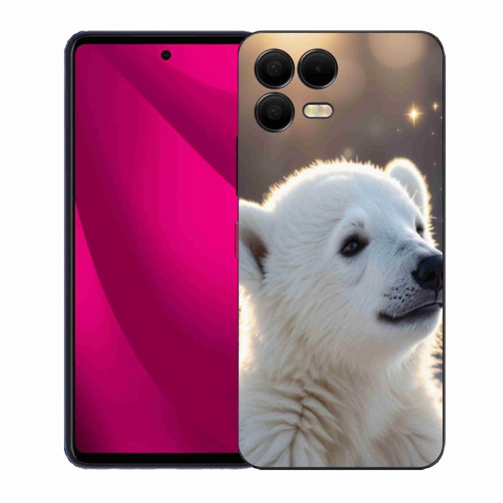 Gelový kryt mmCase na T phone 3 Pro - lední medvěd
